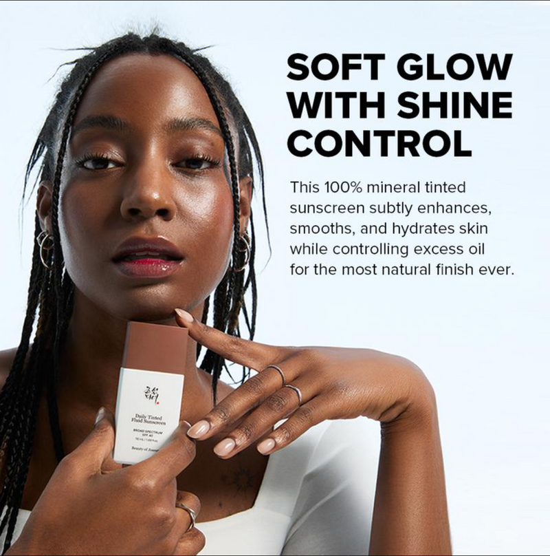 Daily Tinted Fluid Sunscreen 50ml Spf Facial