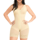 Women's shaping girdle with abdominal control, full body shaper that lifts the buttocks and has a zipper at the crotch