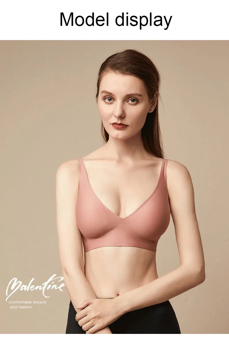 Women Wirefree Bras for Women Full Coverage No Underwire Everyday Bras Comfortable Wireless Padded Bras