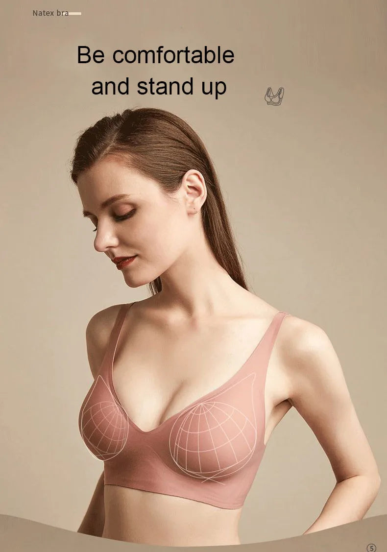 Women Wirefree Bras for Women Full Coverage No Underwire Everyday Bras Comfortable Wireless Padded Bras
