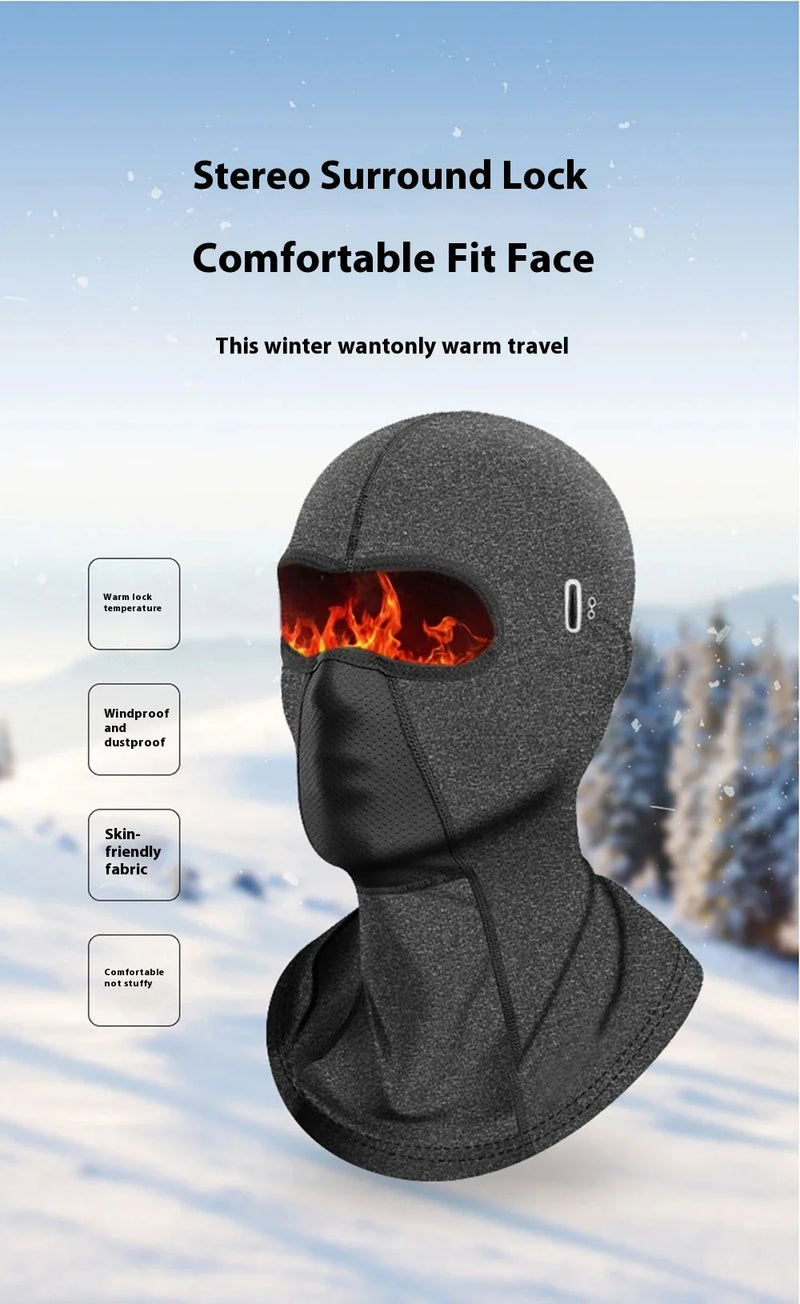 Cycling Balaclava Outdoor Riding Warm Motorcycle Helmet Breathable Ice Windproof Scarf Cold Protection Face Ski Mask Winter