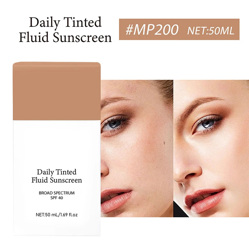 Daily Tinted Fluid Sunscreen 50ml Spf Facial