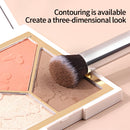 concealer paw brush - angled for seamless application