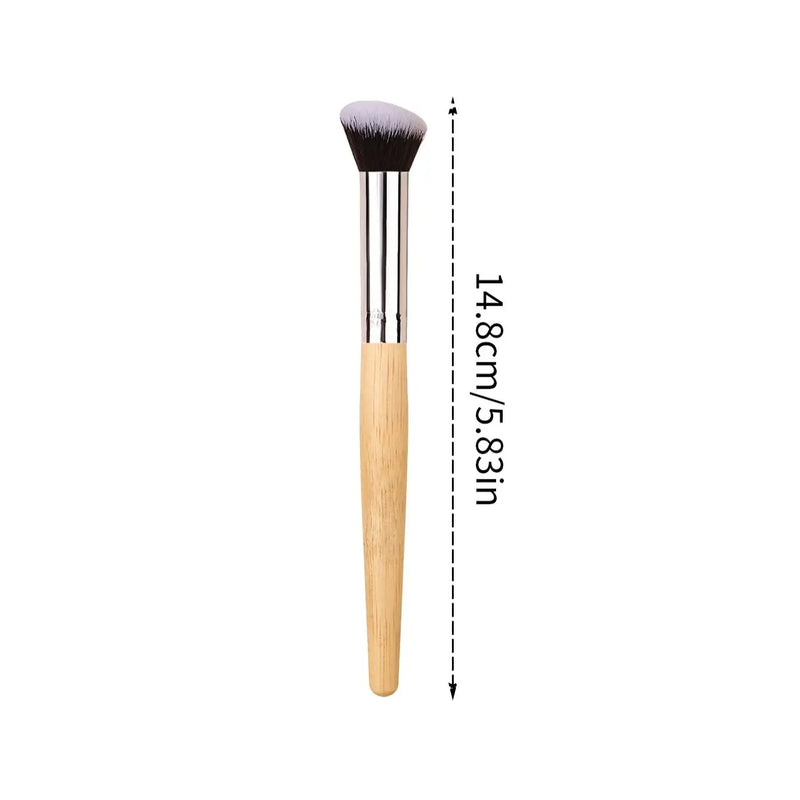 concealer paw brush - angled for seamless application